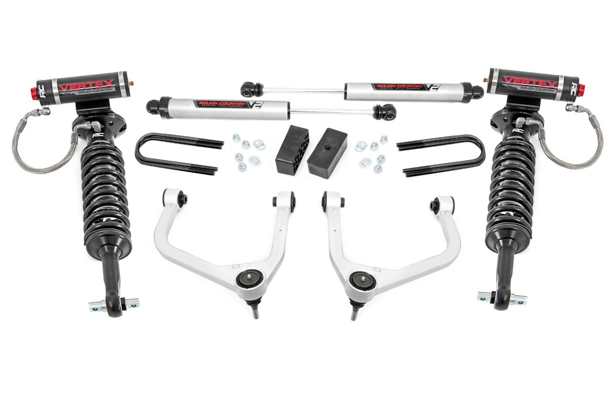 GMC Sierra 1500 Suspension Lift Kit - Rear - Rough Country - Mono Leaf Rear | Vertex/V2 - 2025+